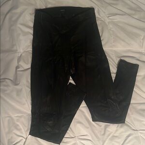 Black Leather Leggings